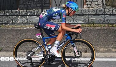Urska Zigart rides during the opening stage of the Tour de Suisse Femmes