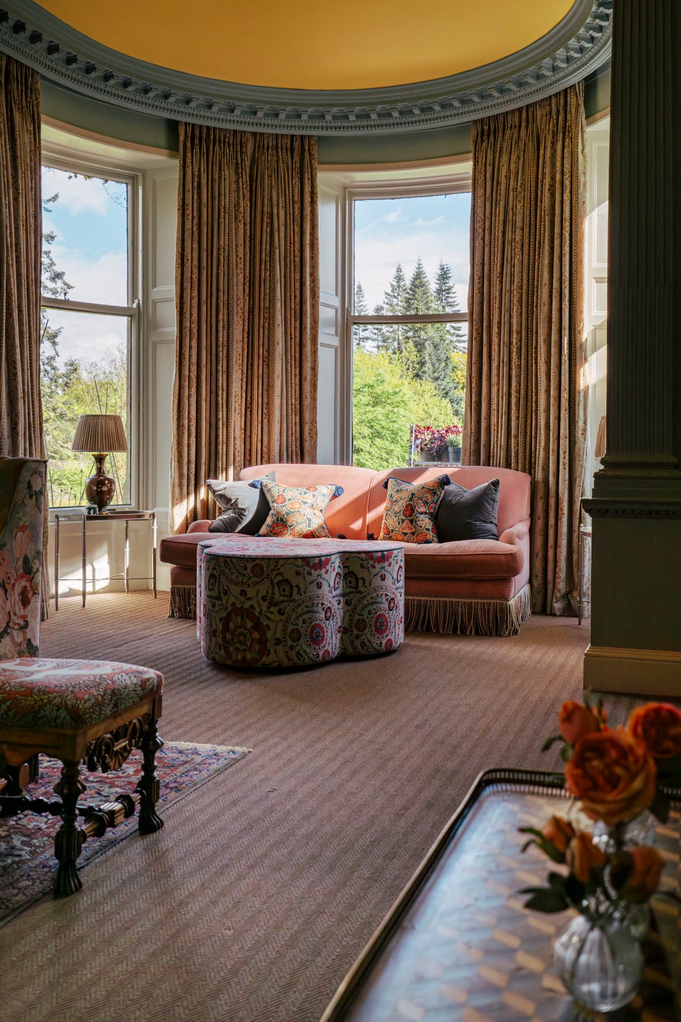 drawing room at cromlix