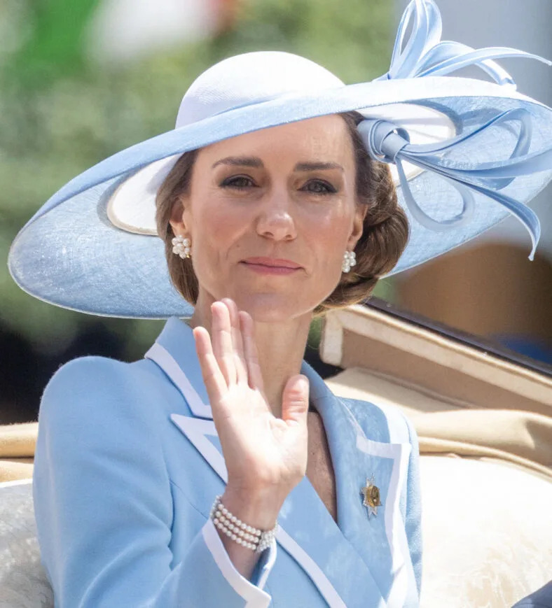 Kate Middleton during the Trooping the Colour event