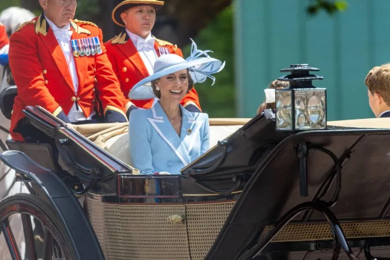Kate Middleton during the Trooping the Colour event
