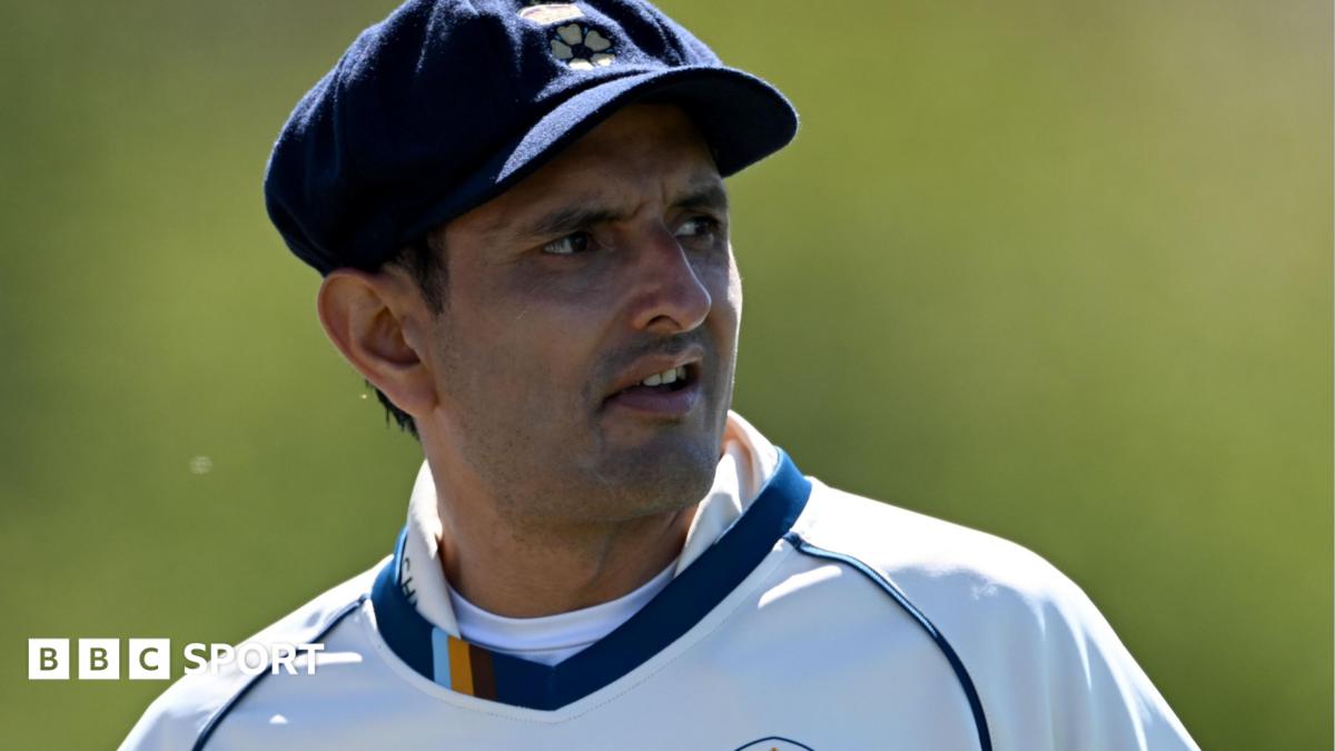 Muhammad Abbas in a Derbyshire cap
