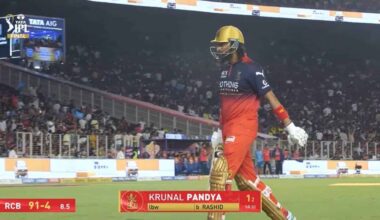 IPL 2026 Final: RCB vs GT - Krunal Pandya Wicket - IPL T20
