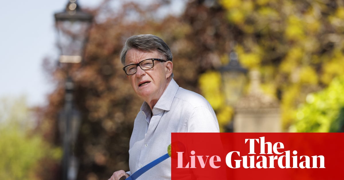 No 10 braced for ‘excruciating’ revelations as messages between Mandelson and ministers to be released – UK politics live | Politics
