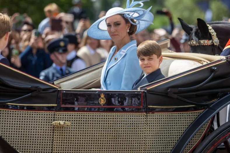 Kate Middleton during the Trooping the Colour event