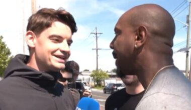 Moment GB News reporter is threatened by leftist thug: 'I'll break your f-ing jaw!' | TV & Radio | Showbiz & TV