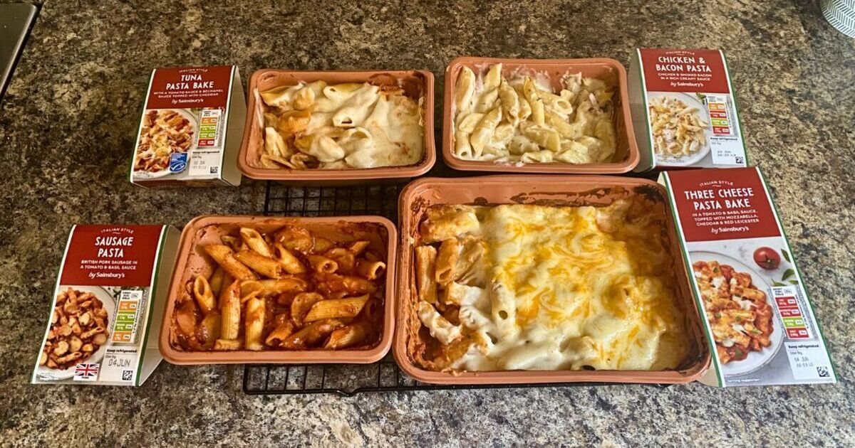 I tried Sainsbury’s pasta bake ready meals – only 1 I’d buy again