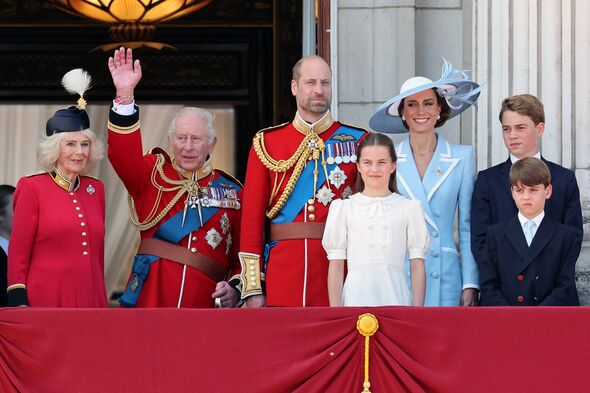 Royal Family on balcony at Trooping the Colour Royal Family on balcony at Trooping the Colour