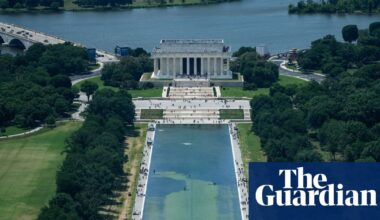 Trump acknowledges ‘real problems’ at reflecting pool after $14m makeover, blaming ‘vandalism’ | Washington DC