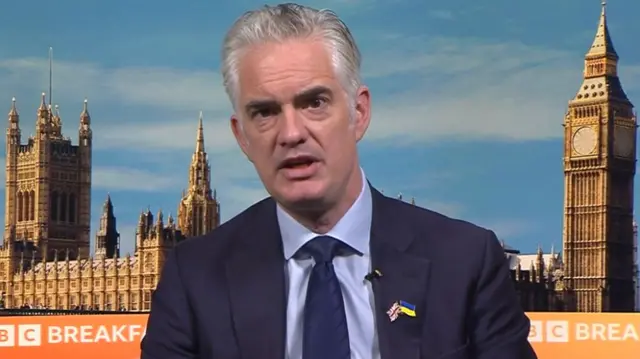 James Cartlidge, shadow defence secretary, speaks to BBC Breakfast