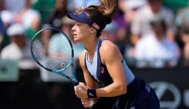 Zeynep Sönmez advances to the second round at the WTA Eastbourne