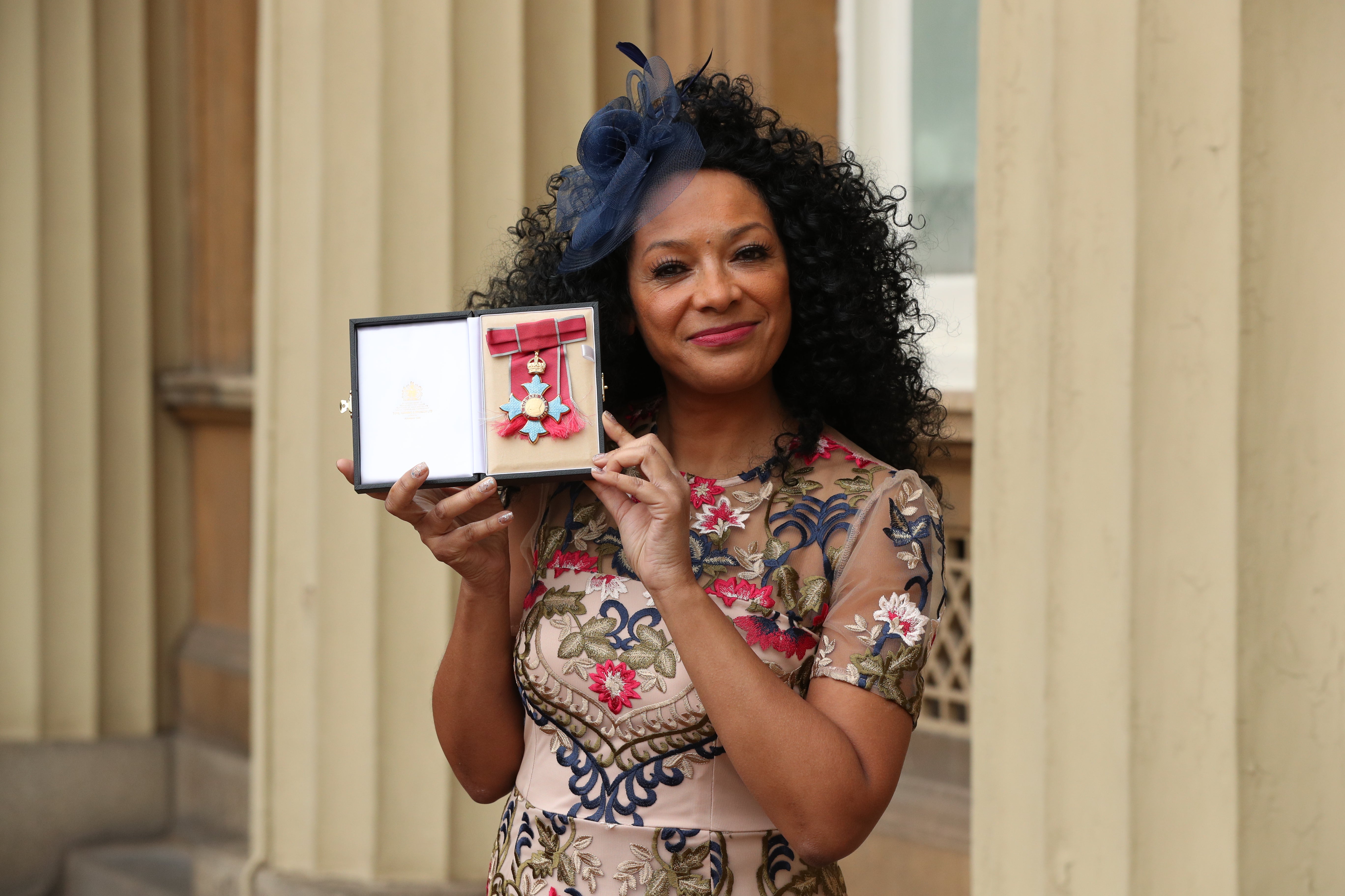 Kanya King after being made a CBE at an investiture ceremony at Buckingham Palace (PA)