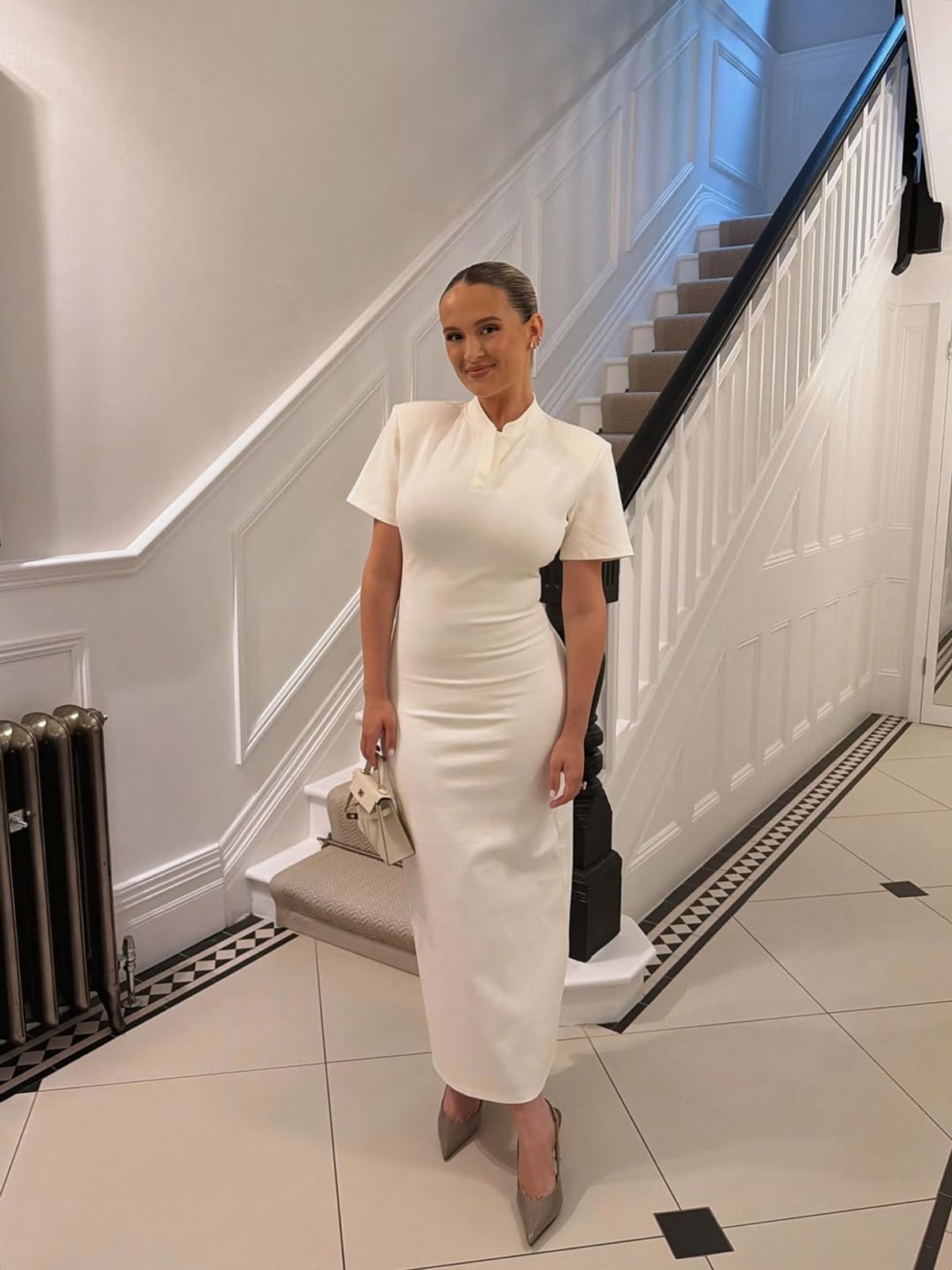 Molly-Mae wore a skin-tight dress to Tommy's boxing match