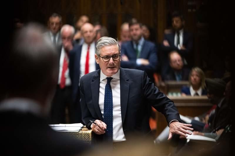 FILE PHOTO - UK Prime Minister Keir Starmer speaks during Prime Minister's Questions in the House of Commons. (is associated with: «UK and Japan set to agree investment deal worth £18bn») -/House Of Commons via PA Wire/dpa