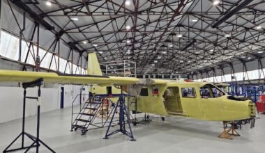 First UK-built Islander passes 75% completion at Bembridge, on schedule for delivery