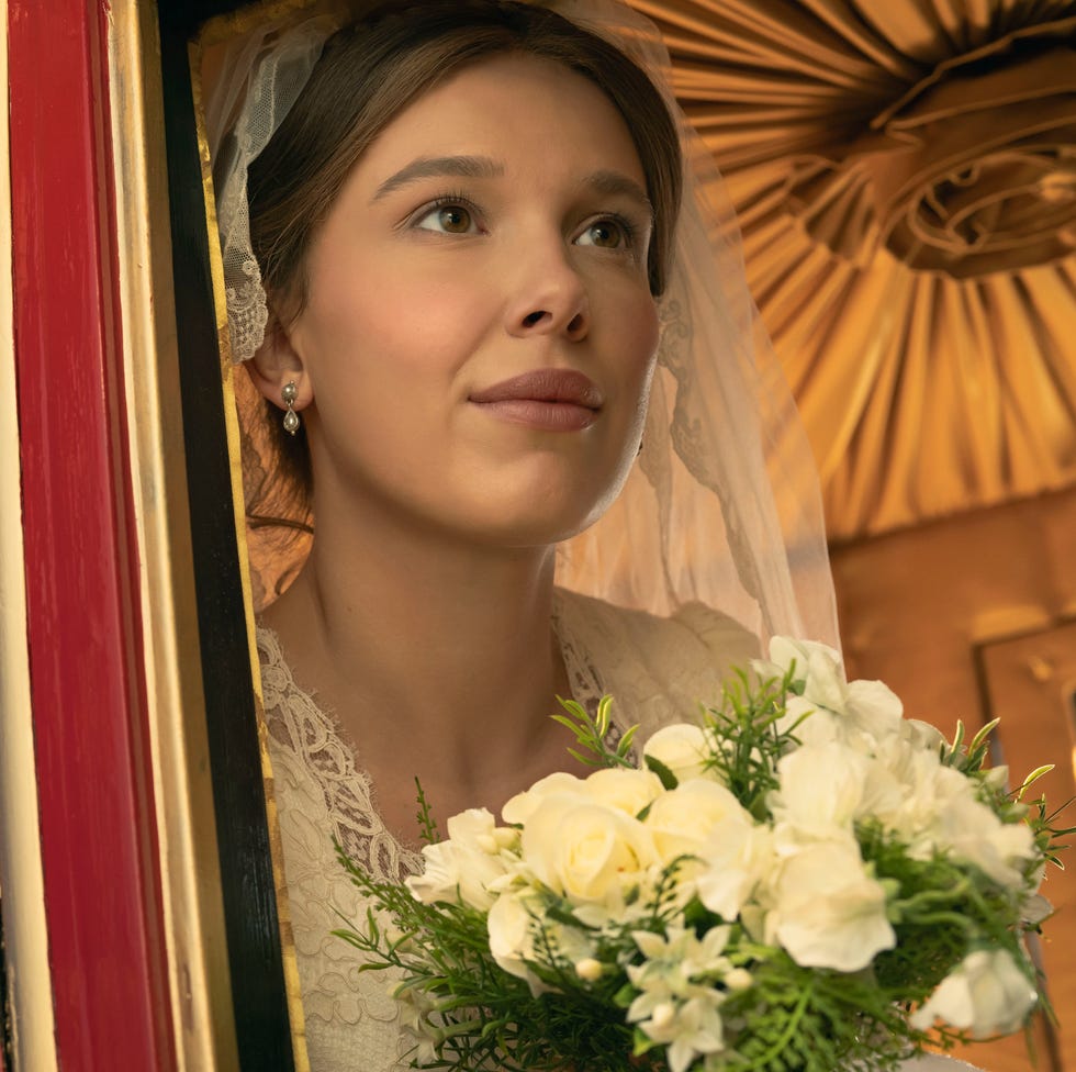 enola holmes 3. millie bobby brown as enola holmes in enola holmes 3. cr. john wilson/netflix ©2026