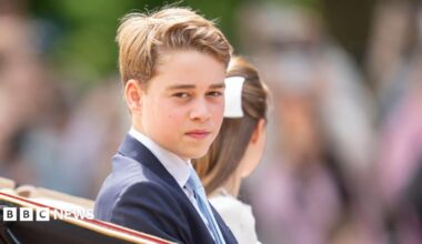 Prince George of Wales during Trooping The Colour on June 13, 2026 in London, England.