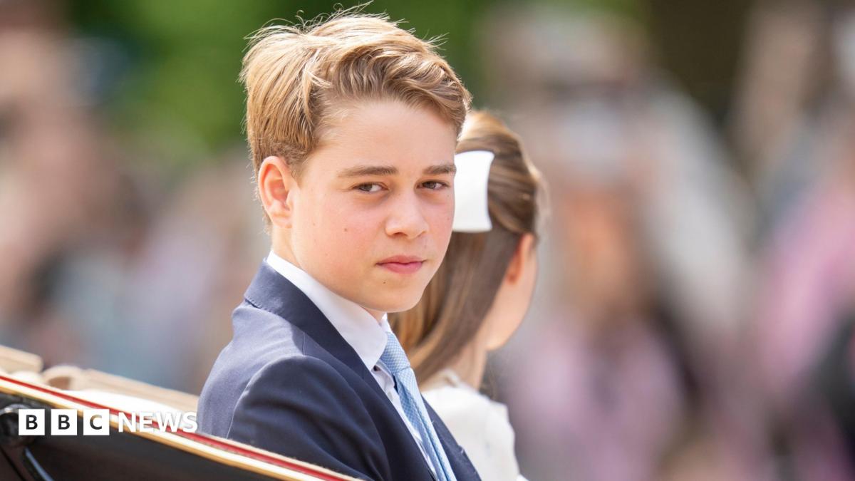 Prince George of Wales during Trooping The Colour on June 13, 2026 in London, England.