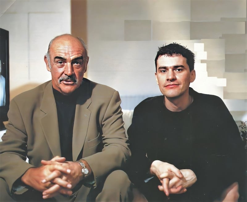Mark Cousins and Sean Connery