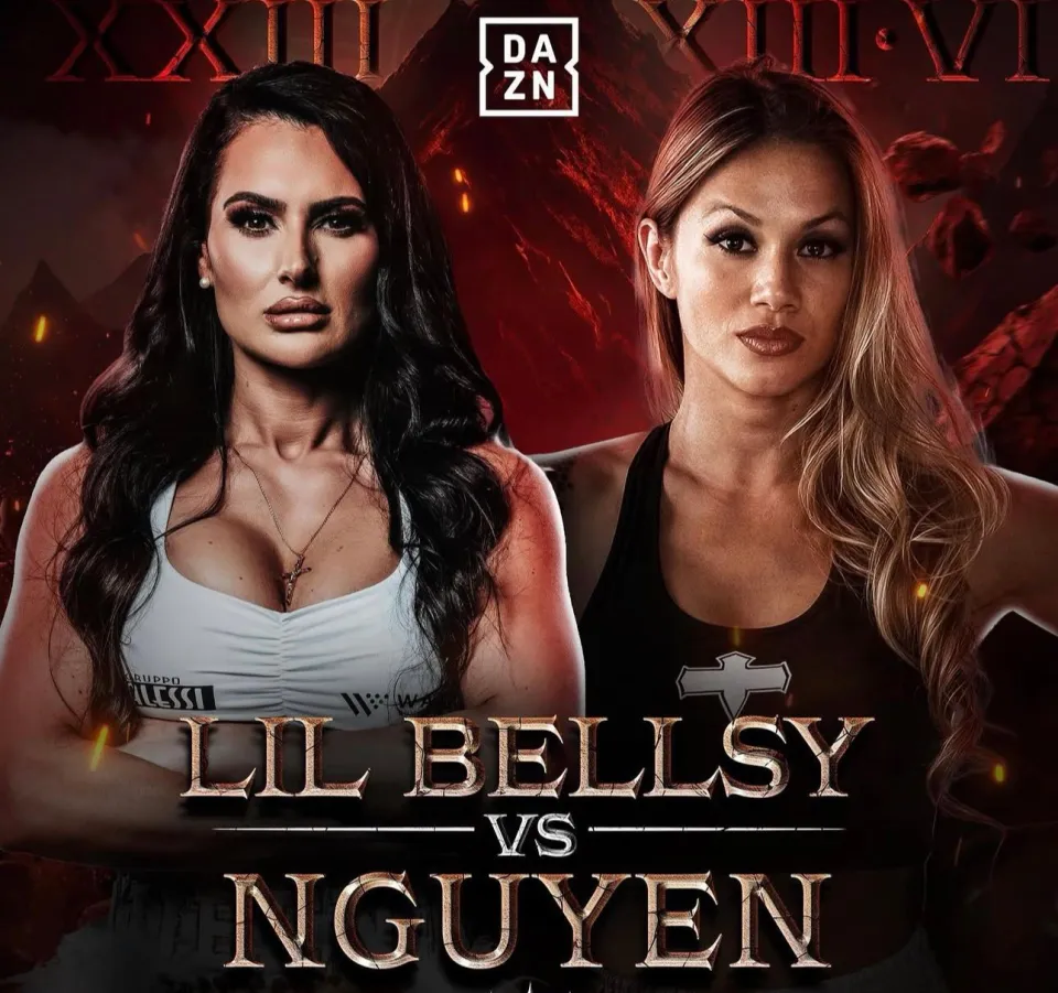 A fight poster of Lil Bellsy and Andy Nguyen