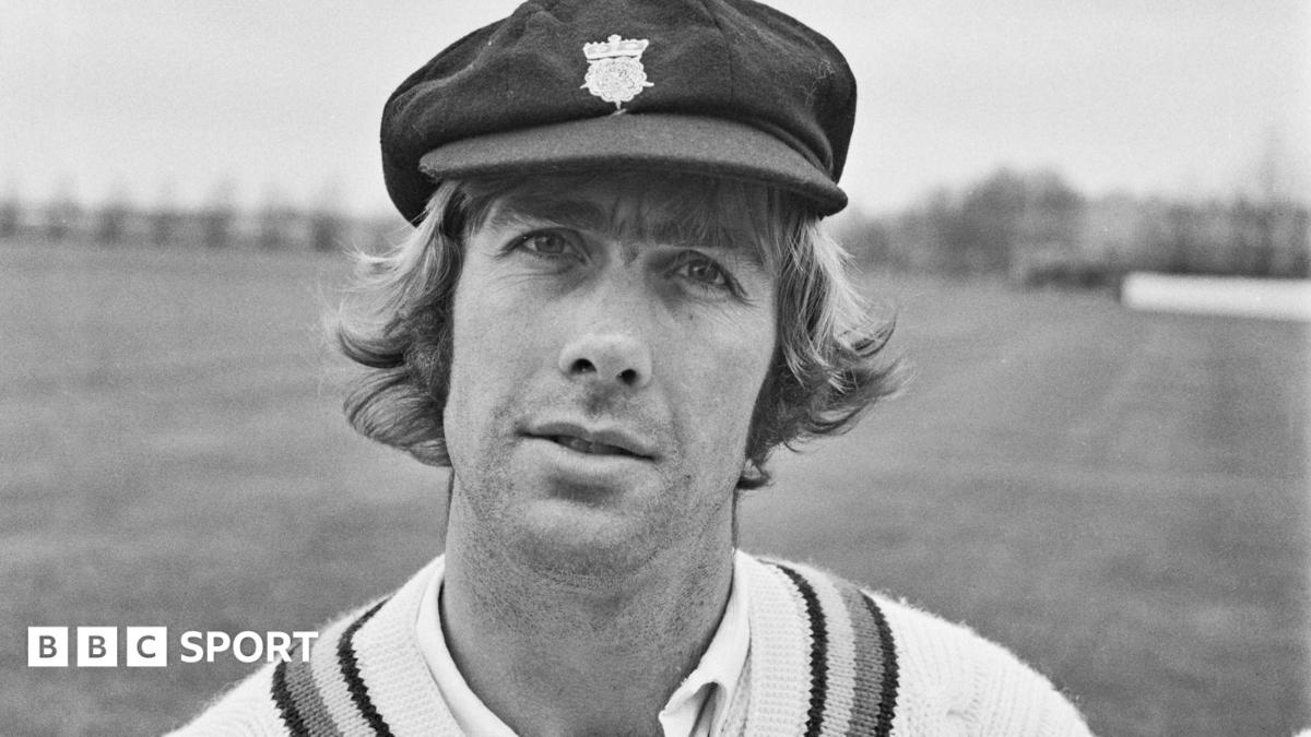Alan Ward poses for a profile picture at Derbyshire in 1972