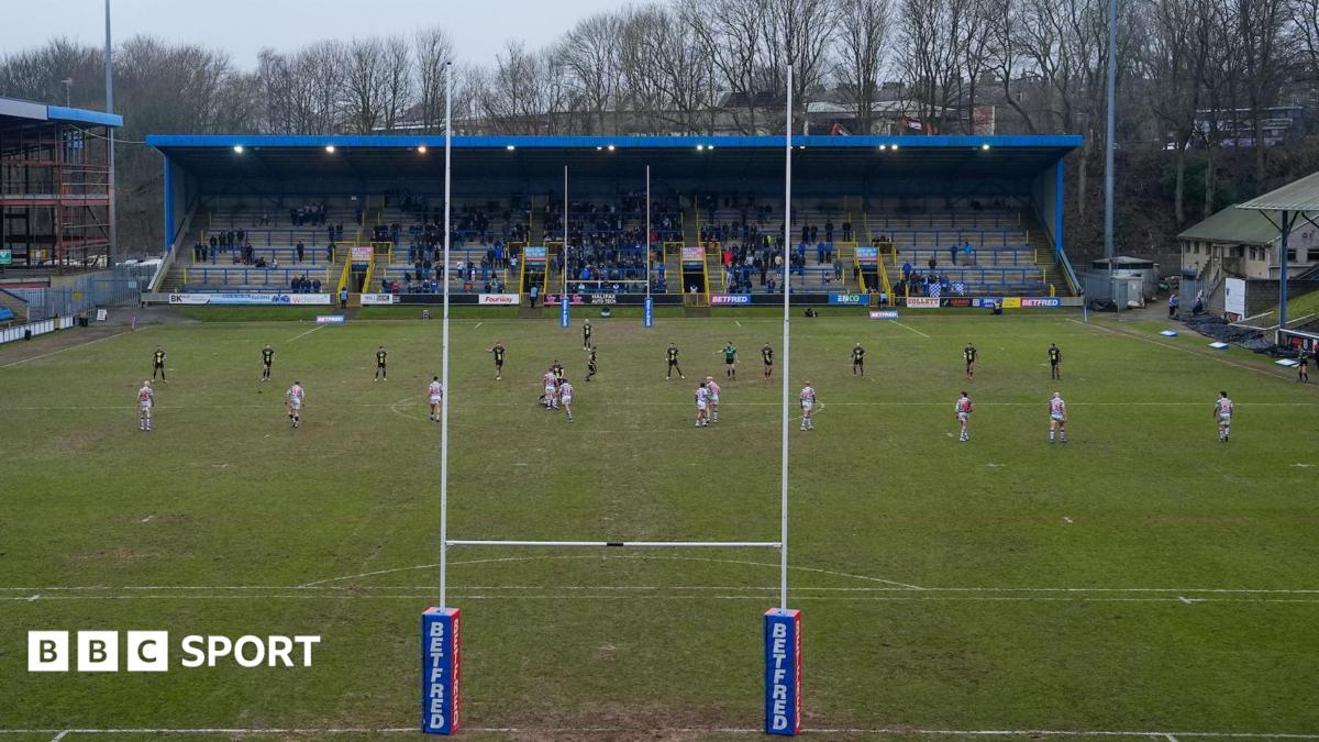 A general view of Halifax Panthers' The Shay