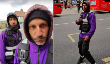 'I'll rip your teeth out': Moment Harrow enforcement officers switch off bodycams and threaten to 'knock out' member of the public