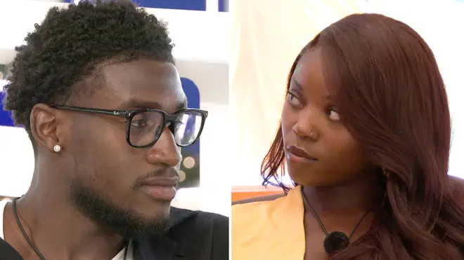 Love Island's Simba has got himself into a triangle with Angelista and Mica.