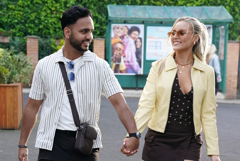 Imran Maalik and Leah Barnes in Hollyoaks imran maalik and leah barnes in hollyoaks
