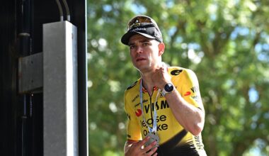 VILLARS-LES-DOMBES, FRANCE - JUNE 11: Wout van Aert of Belgium and Team Visma