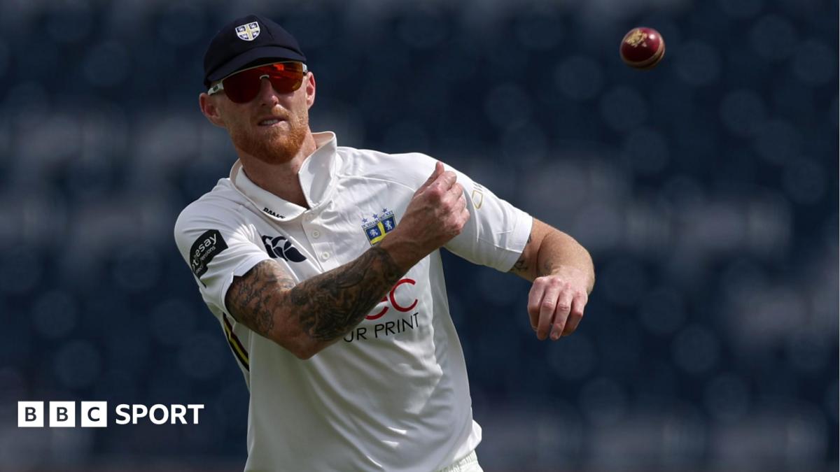 Ben Stokes playing for Durham