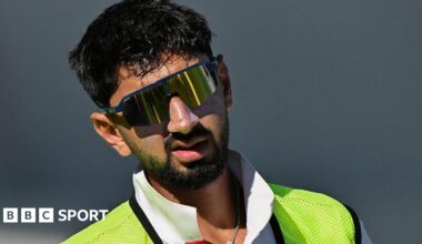 England spin bowler Shoaib Bashir