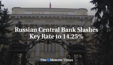 Russian Central Bank Slashes Key Rate to 14.25%