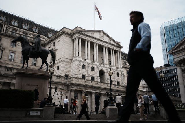 A general view of the Bank of England, London