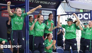 Orla Prendergast hit two maximums and eight boundaries in a wonderful display