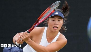 Mimi Xu in action earlier this month
