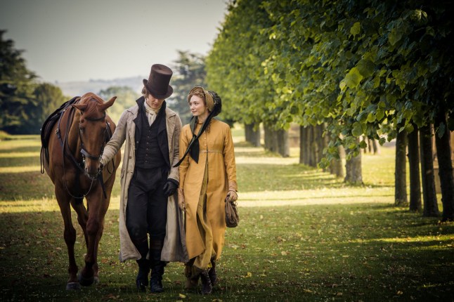 Television Programme: Death Comes to Pemberley - Picture Shows: Henry Alveston (JAMES NORTON), Georgiana Darcy (ELEANOR TOMLINSON) - (C) Origina Pictures - Photographer: Robert Viglasky