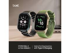 boAt launches India's first Type-C charging Smartwatch lineup