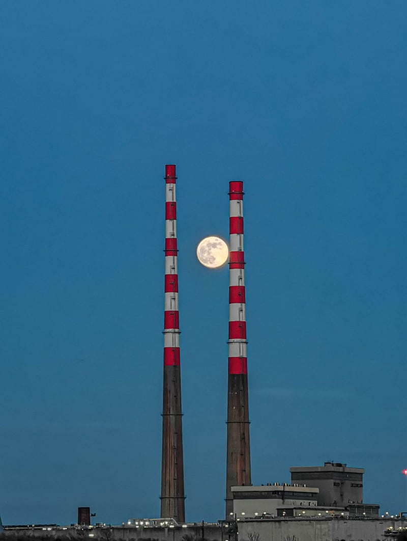 Where the Moon Meets the Stacks. Photograph: Aoife Hester