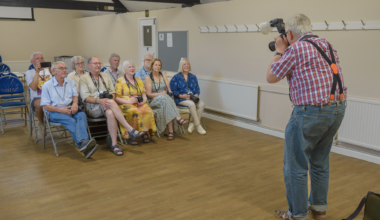 Walking frame, ring flash & braces: the last photos of Martin Parr at work