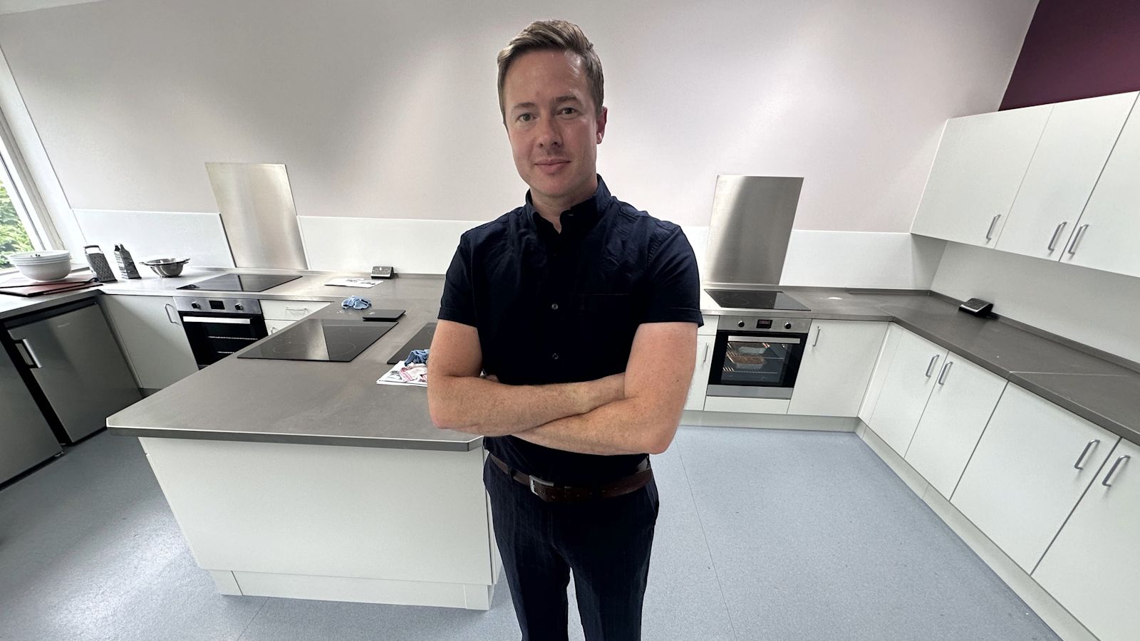 Masterchef winner Gareth Baty returns to his former Carlisle school