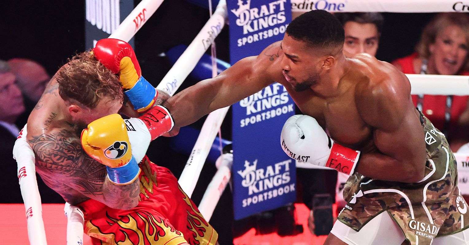 Anthony Joshua reacts as broken jaw KO may have ended Jake Paul’s boxing career for good