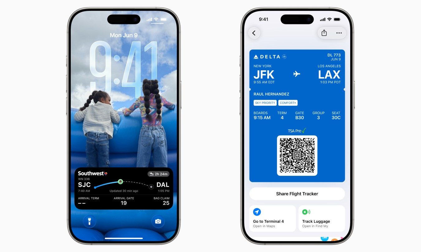 Apple Wallet Boarding Pass