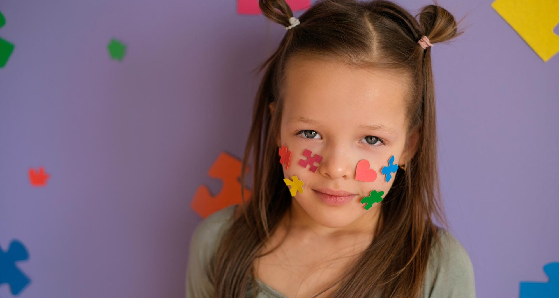 Autism Confused Girl Stickers Face