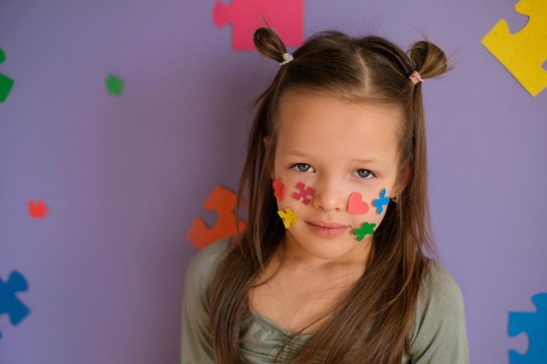 Autism Confused Girl Stickers Face