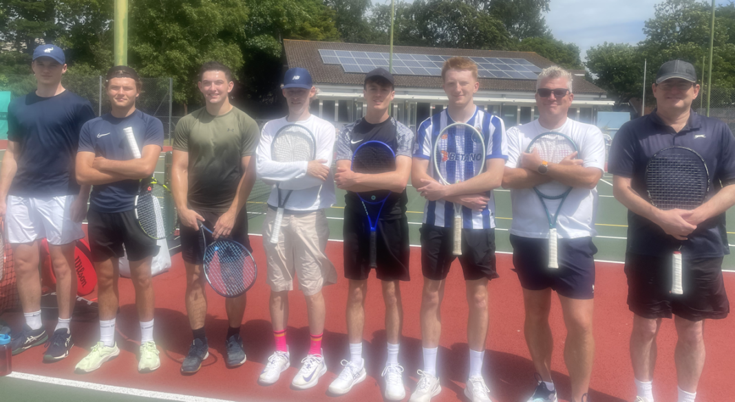 Avenue Tennis Club Men’s A Team celebrate strong win as busy summer of events gets underway
