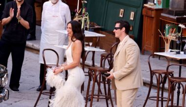 And the Bride Wore… Leather! See Dua Lipa’s First Italy Wedding Look