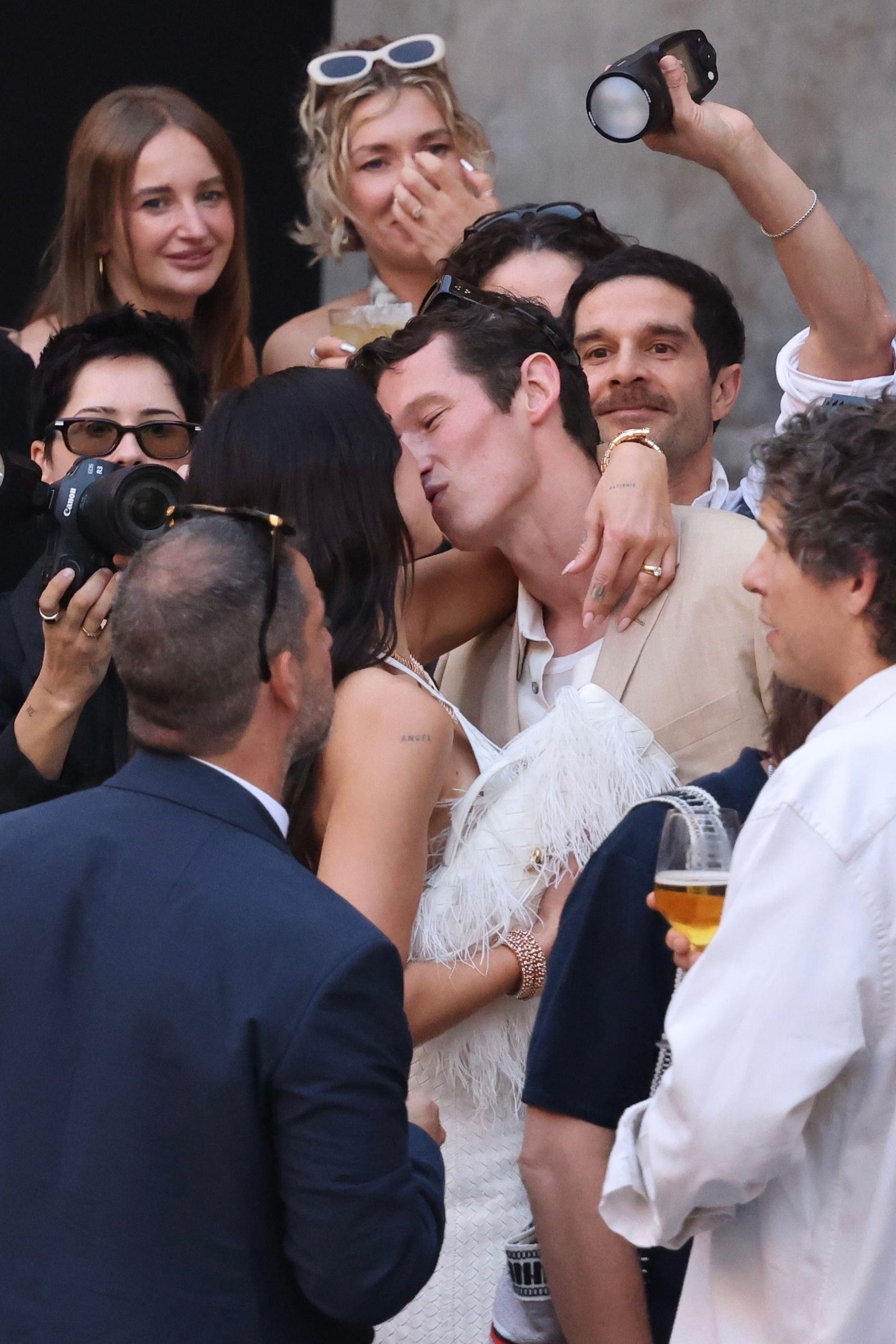 Dua Lipa and Callum Turner wedding