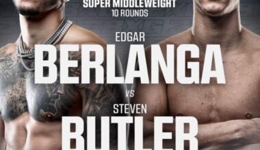 Berlanga Draws Butler, Hitchins Gets Salas In First Zuffa Assignments