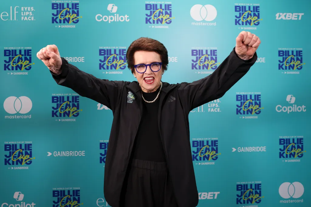 Billie Jean King poses for a portrait
