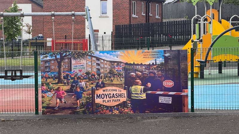 DUP want ‘full explanation’ from police after anti Muslim banner removed 